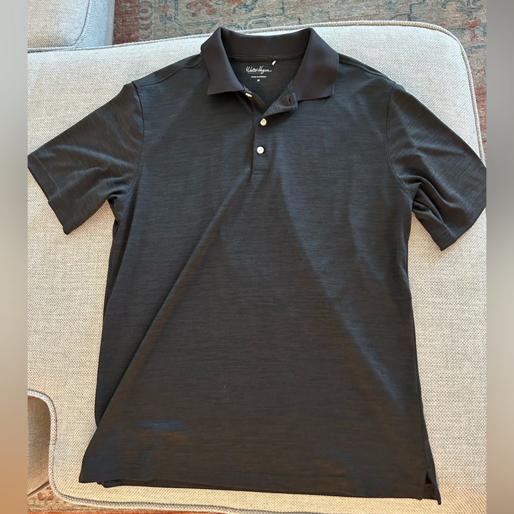 Walter Hagen Men's Black Polo Shirt